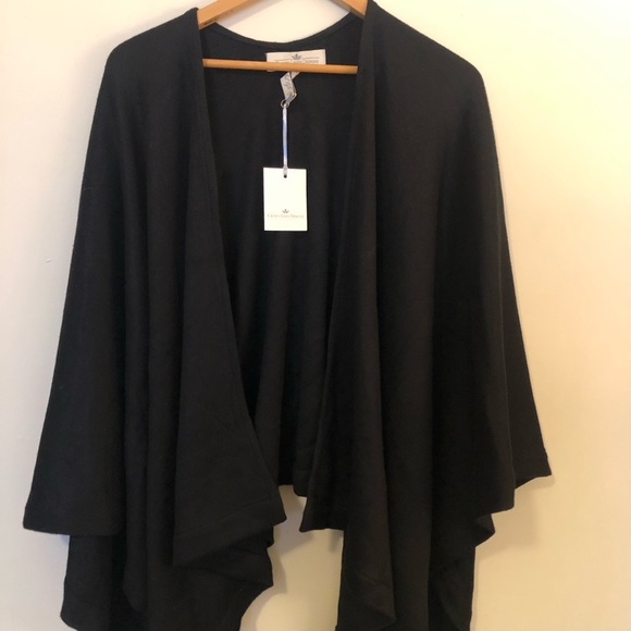 Women's Shawl Wraps Open Front Poncho Cape One Size - Picture 1 of 7